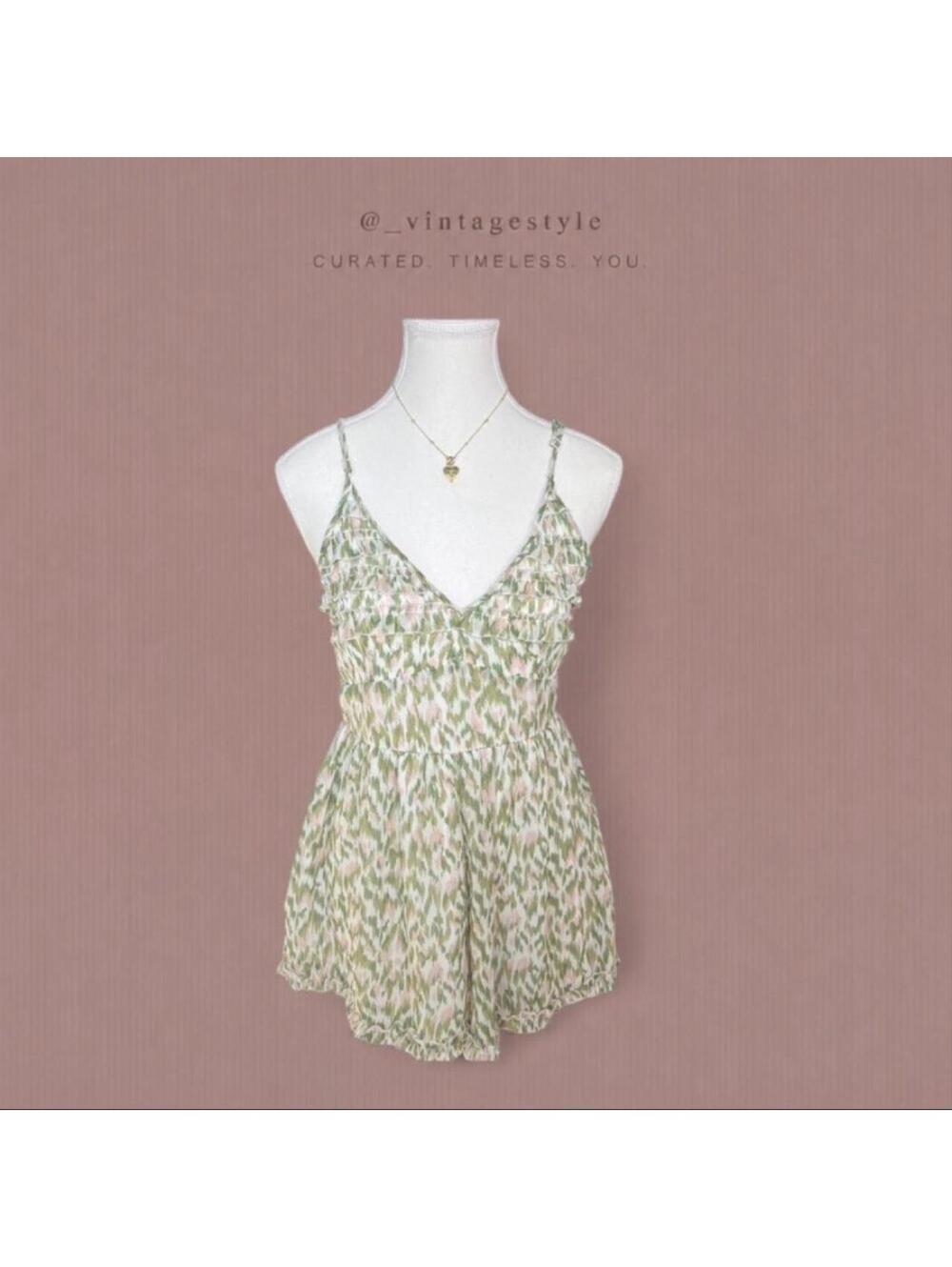Francesca S Women's Multi and Green Playsuit-romper